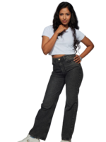 WOMENS BAGGY FIT JEANS ( BLACK ) – SB ESTIVAL BAGGYFIT